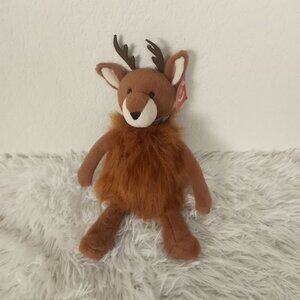 Aurora Brown Reindeer Deer Plush Stuffed Animal 13"